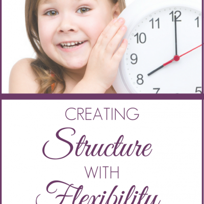 Creating structure with flexibility by Michelle Nietert.